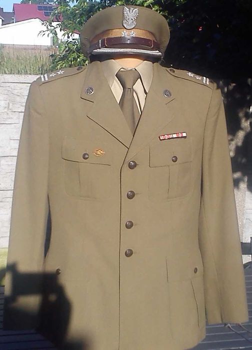 Mundur podpułkownik z czapką zestaw oryg. LWP