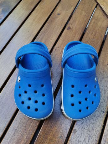 Crocs azuis originais Tam 24
