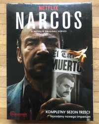 DVD serial NARCOS kompletny sezon trzeci 3, nowy, w folii