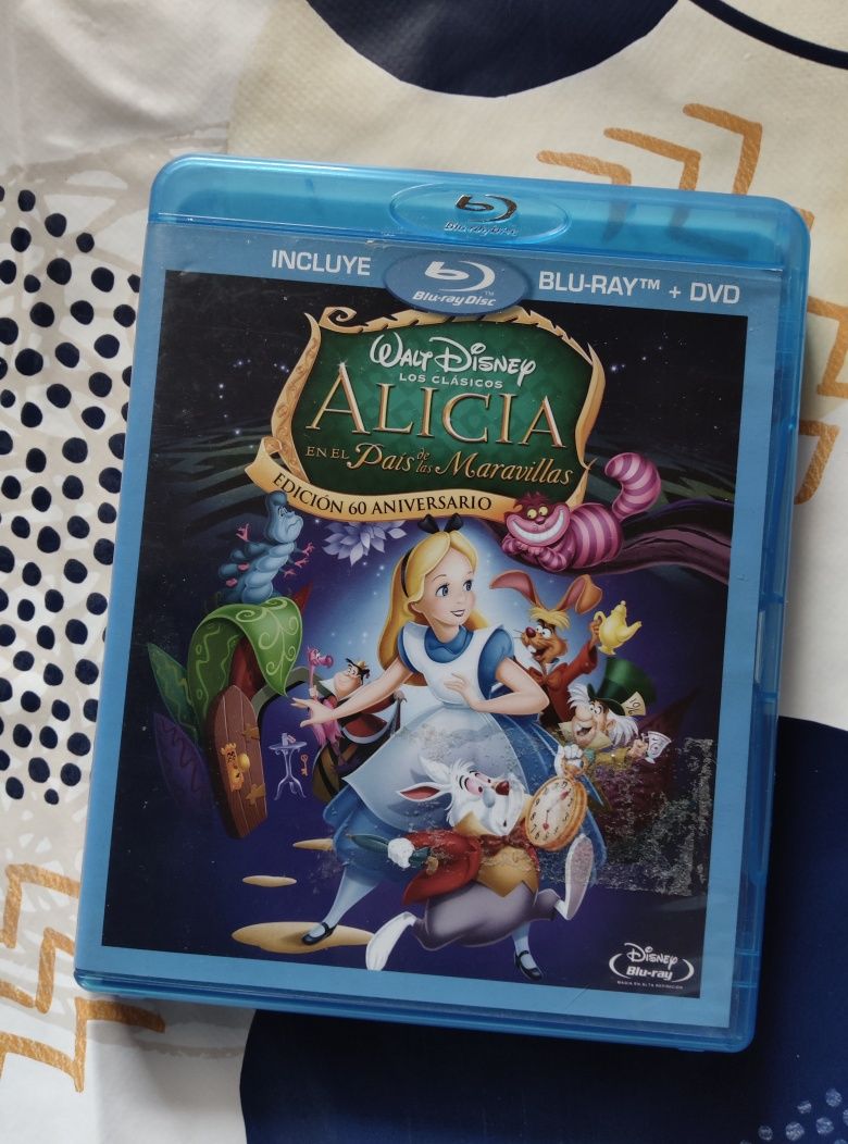 Alice no pais das maravilhas em Blu Ray