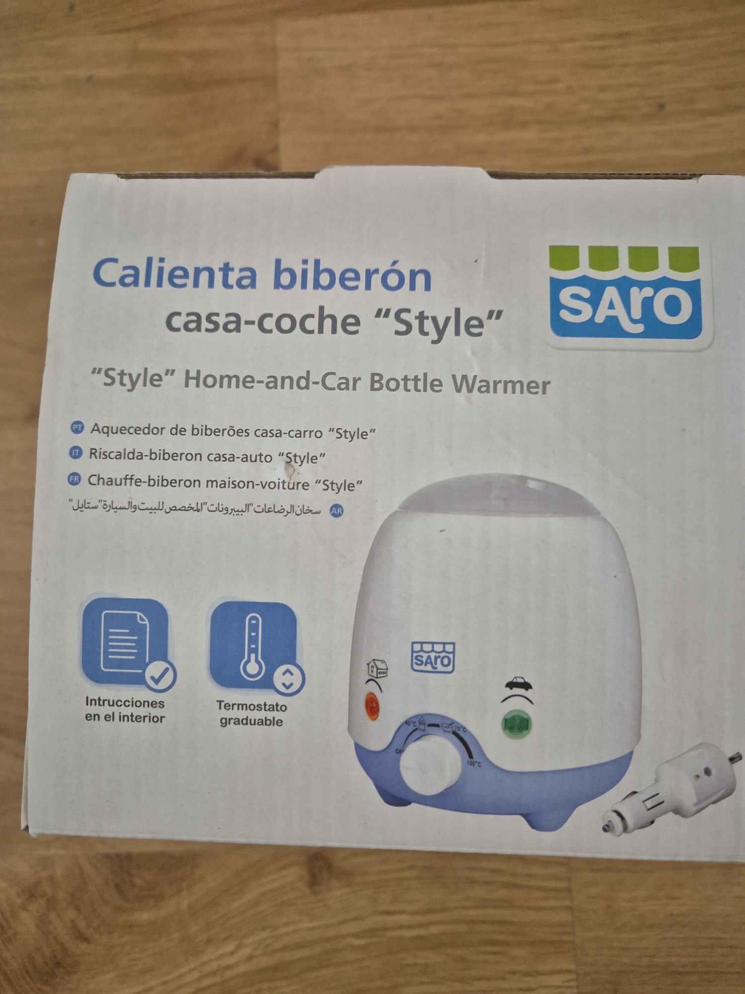 Aquecedor biberão da marca Saro