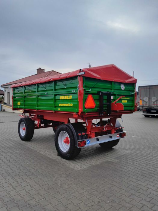 Przyczepa rolnicza IFA HW, HL 6011 3 strony 6-8 ton wywrotka - Idealna