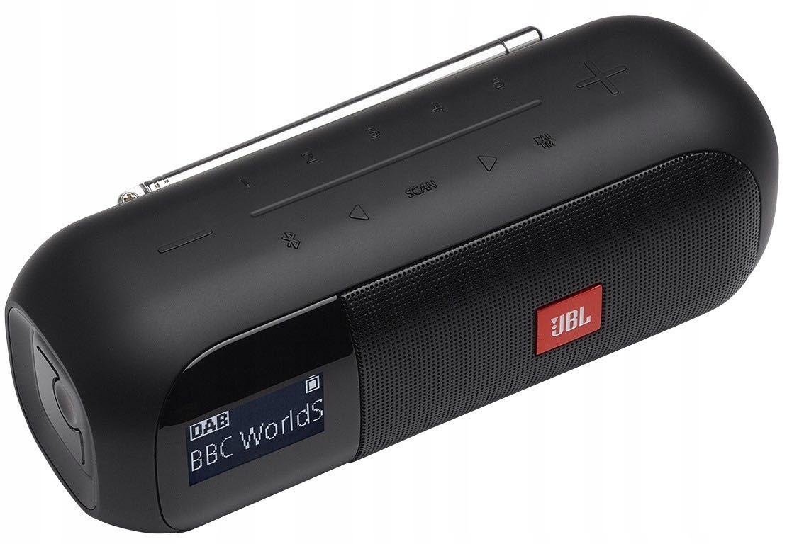 WYSYŁKA ZA DRAMO Głośnik przenośny JBL Tuner 2 czarny Bluetooth IPX7