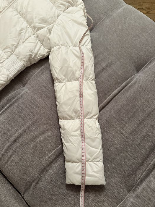 Куртка жіноча, біла, adidas, наповнювач качине перо, розмір s-m, 36-38