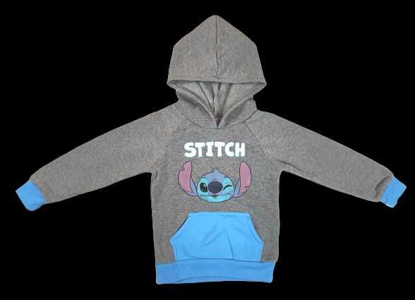 Szara bluza z kapturem Stitch 6Y / 116