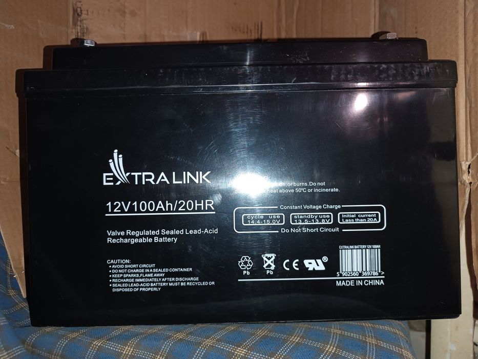 Продам 2 АКБ 12v100Ah/20HR