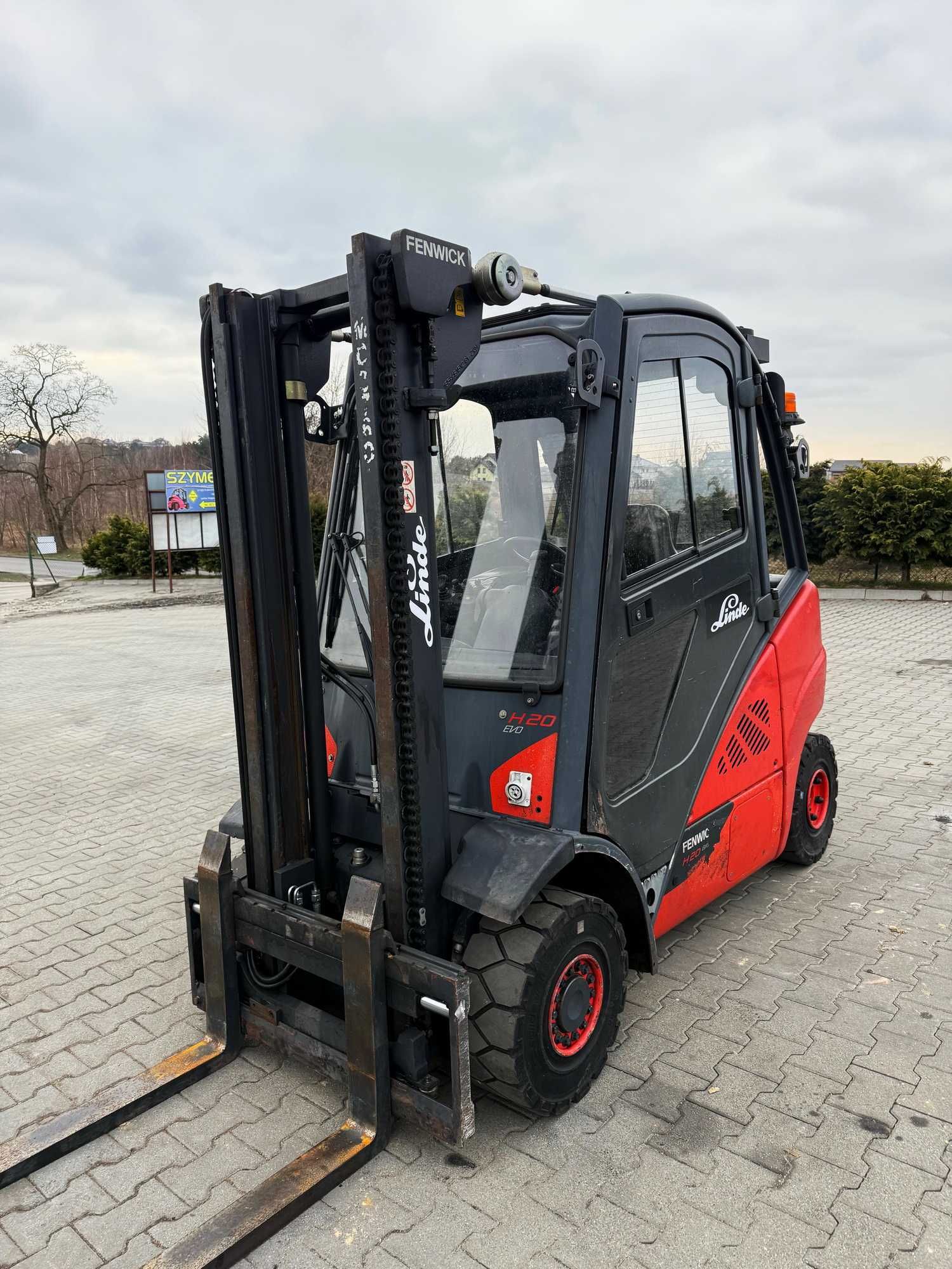 wózek widłowy LINDE H20D-02/600 EVO diesel 2017r kabina Klima 9400mtg