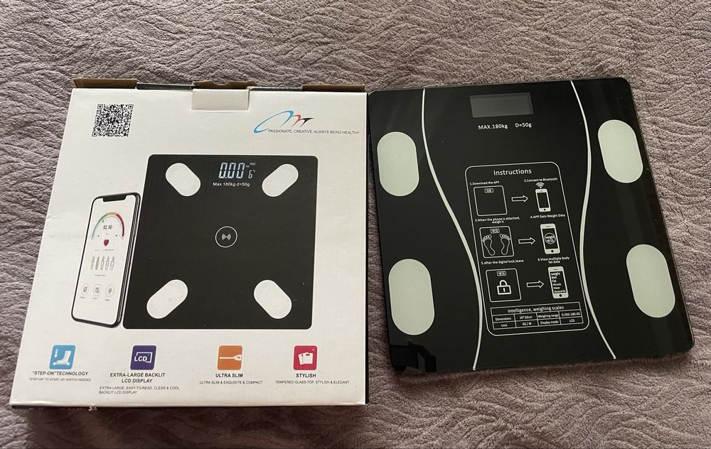 Умные электронные напольные весы InnoTeh c Bluetooth