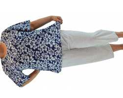 (4) piżama komplet 100% bawełna bluzka rybaczki 50/52