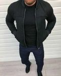 Бомбер замшевый мужской GG замшевая куртка весенняя осенняя