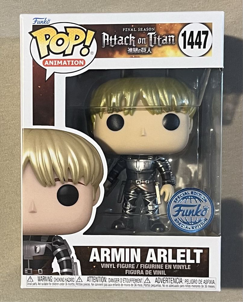 Armin Arlelt Attack of Titan 1447 Funko POP