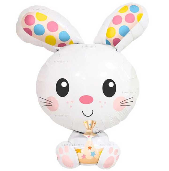 Duże balony foliowe Wielkanoc Easter Króliczek Królik Zajączek Kurczak