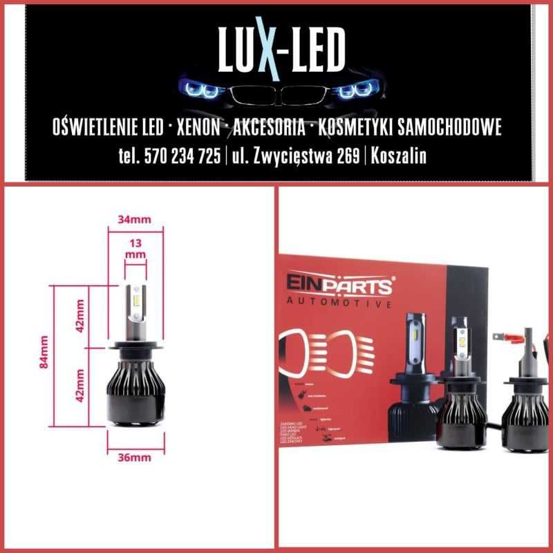 Żarówki LED EinParts H7 6000k FLIP CHIP USA 12V