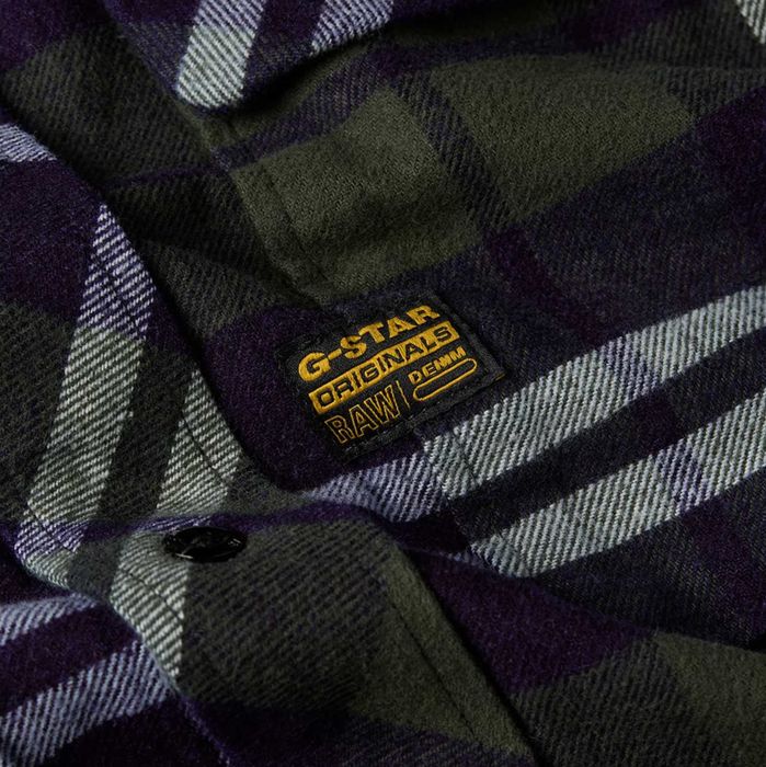 G-Star CPO Regular Shirt картата сорочка (розмір XL)