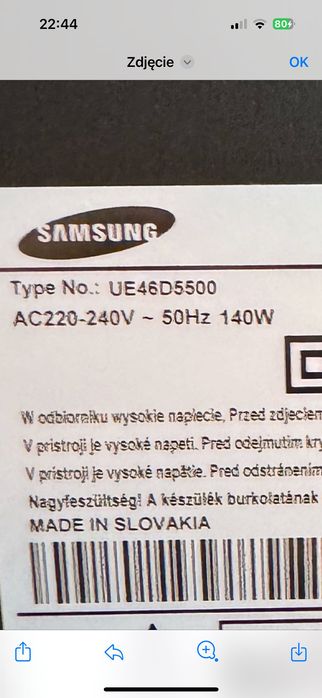 Telewizor SAMSUNG