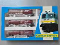 Nowy zestaw KEMO GECONVVM 74154 wagony cysterny DEC PKP H0
