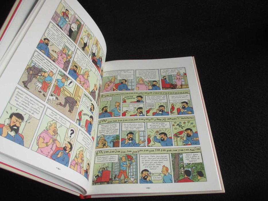 Livro BD As Jóias de Castafiori Tintin Edição comemorativa dos 60 anos