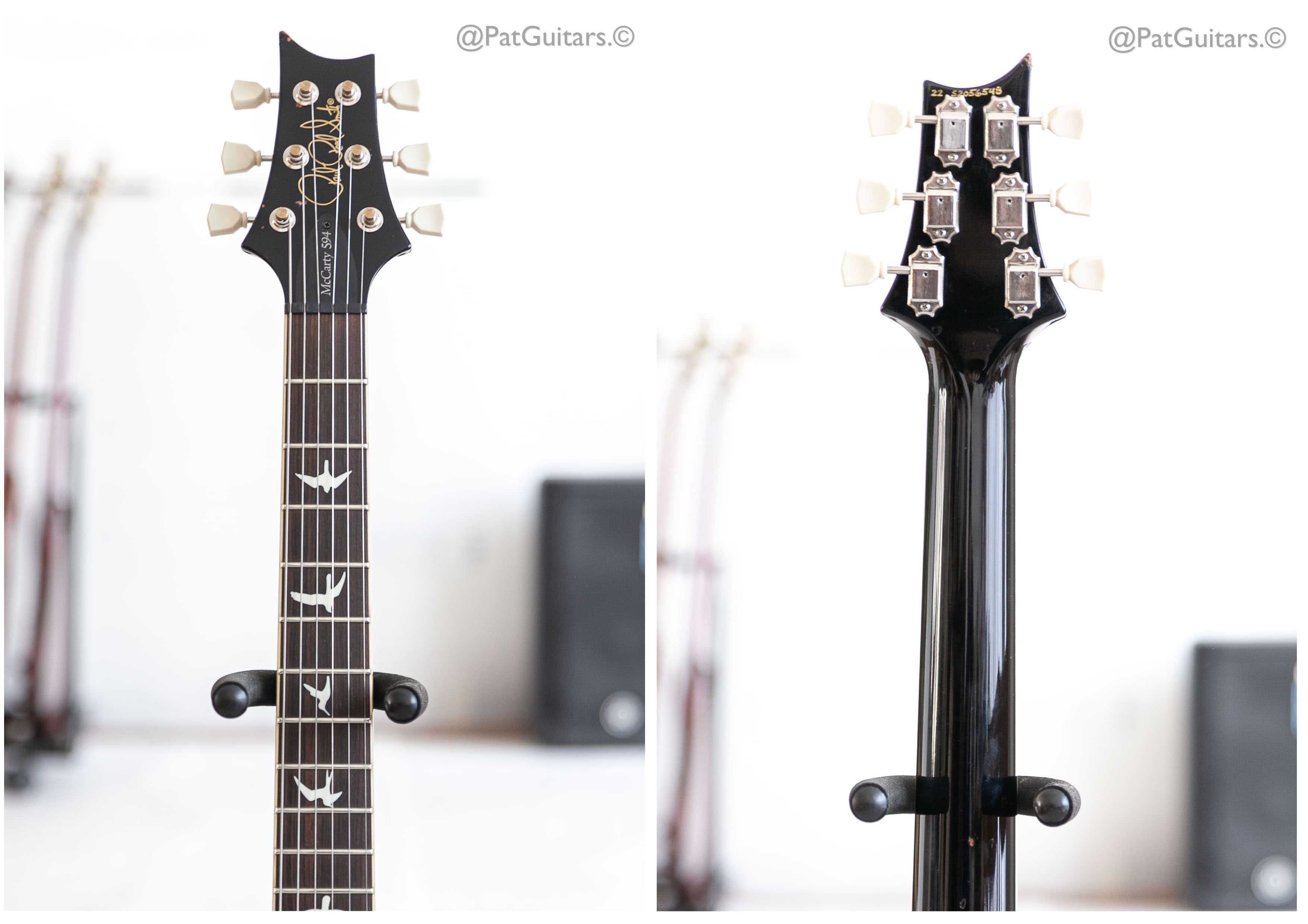2022 PRS S2 McCarty 594 Singlecut in Black Amber 7.7 lbs
