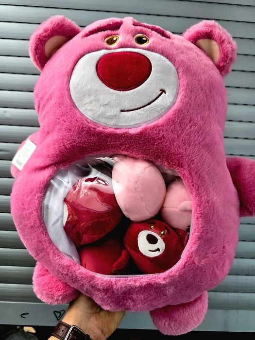 Poduszka Miś Pudding z maskotkami pluszaki nowe