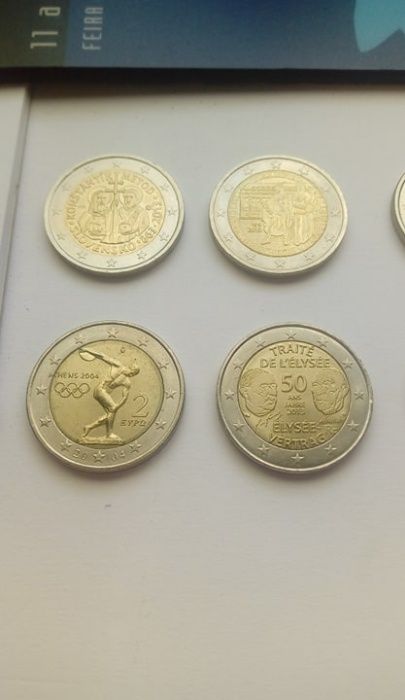 Moedas 2 euros Comemorativas