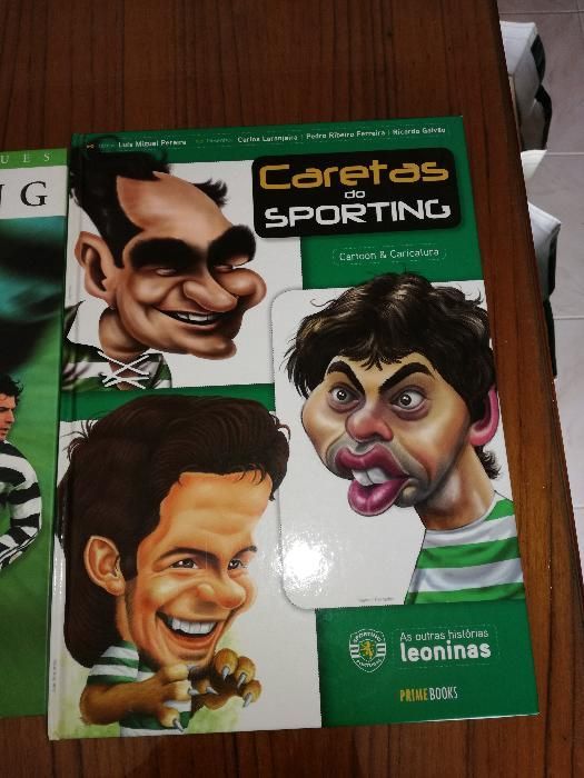 Coleção 3 Livros Sporting Clube de Portugal