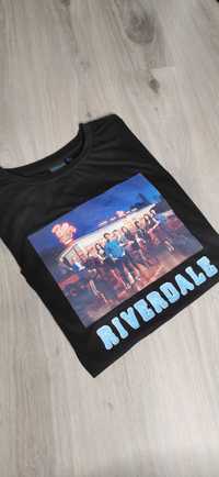 T-shirt netflix Riverdale big print rozmiar XL/XXL black