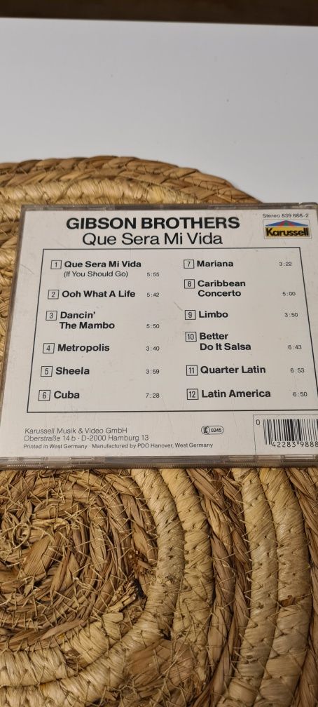 Gibson Brothers - Que Sera Mi Vida CD!!