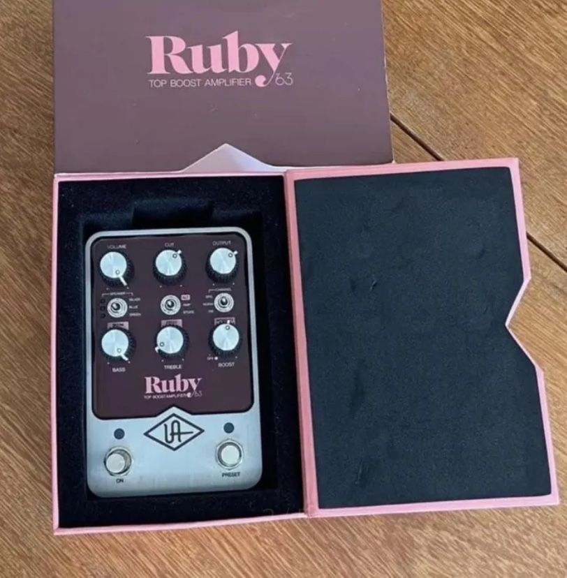 Uad Ruby 63 na caixa novíssimo (troca Bigsky)