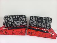 2 nowe wyszywane portfel CD w pudełku z zawieszka