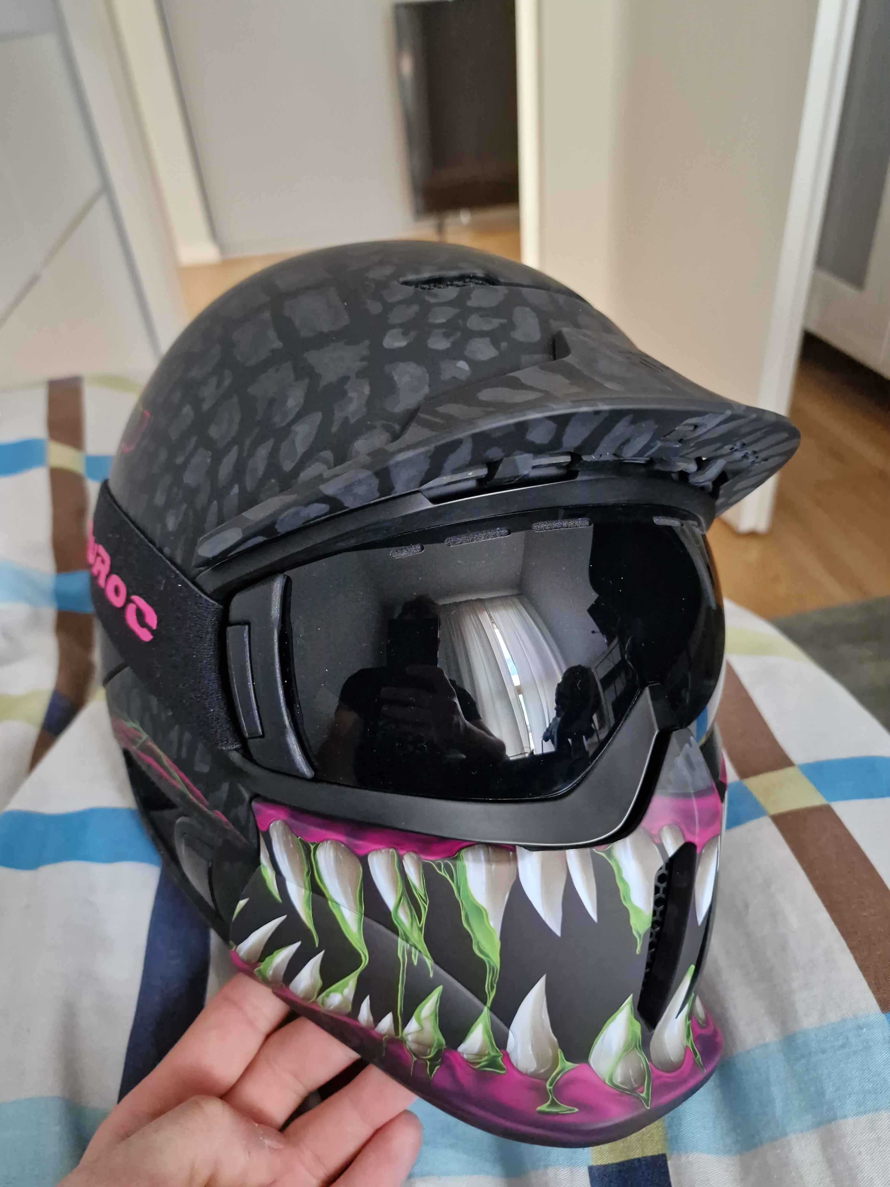 Kask Ruroc Toxin RG1-DX na narty, snowboard (YL/S)