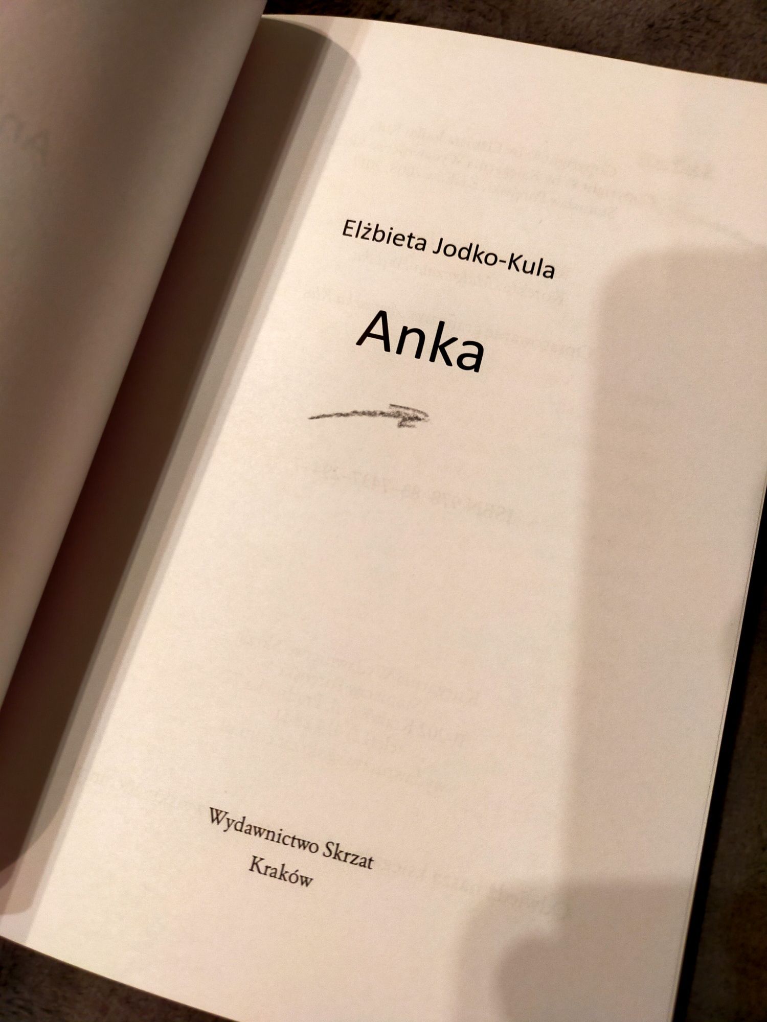 Książka Anka Elżbieta Jodko-Kula