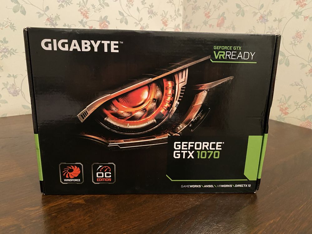 Відеокарта Gigabyte PCI-Ex GeForce GTX 1070 Ti Gaming 8192MB GDDR5
