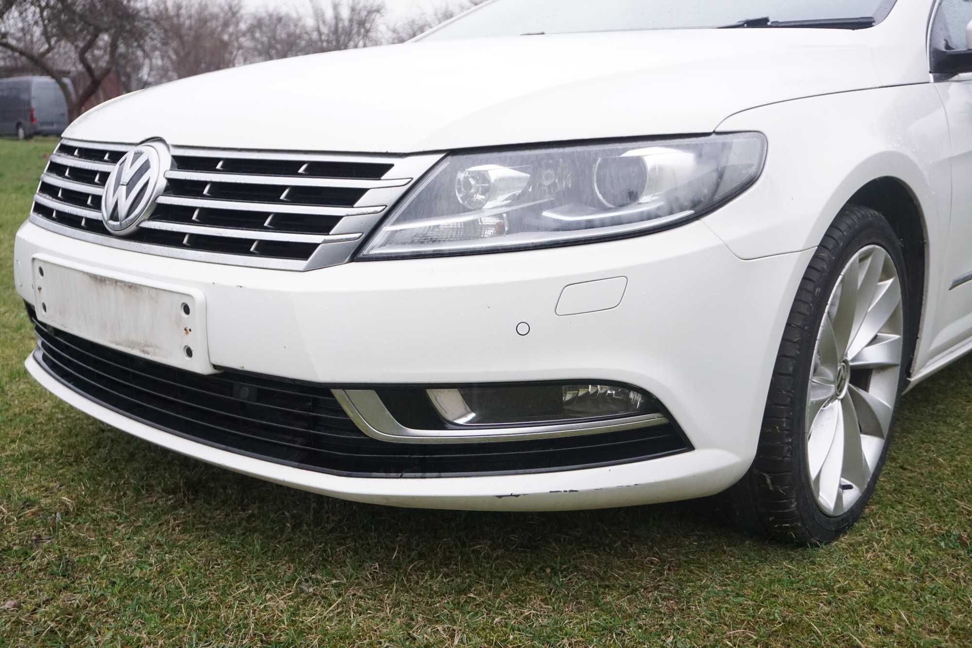 Vw Passat CC lift kompletny przód maska zderzak xenon Tdi Biały ***