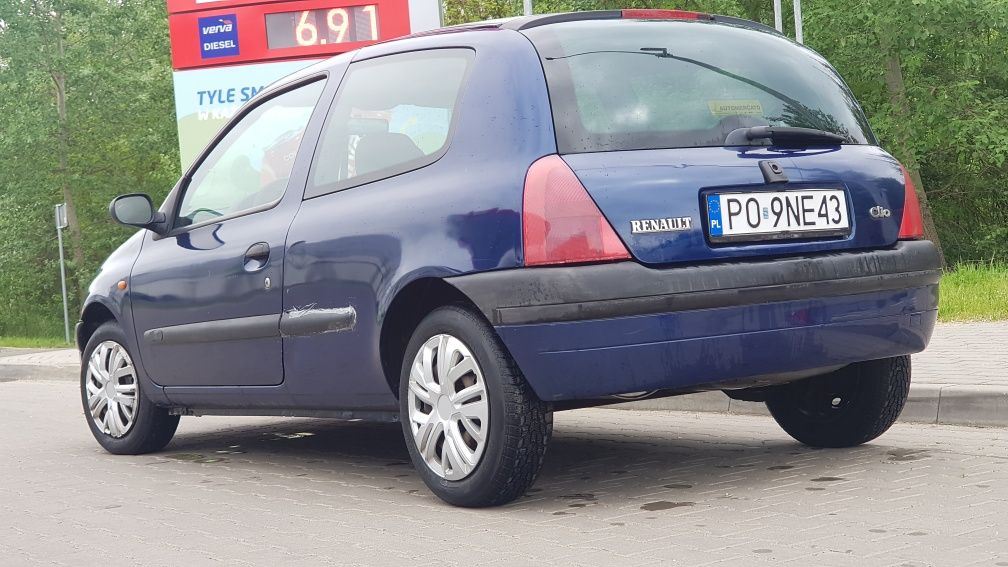 Renault Clio 2, 1.4, 2000r. 215000tys. Przegląd i OC, Benzyna