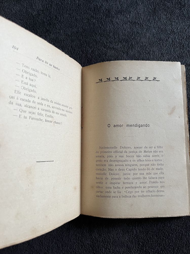 Livro Para Ler no Banho 1914