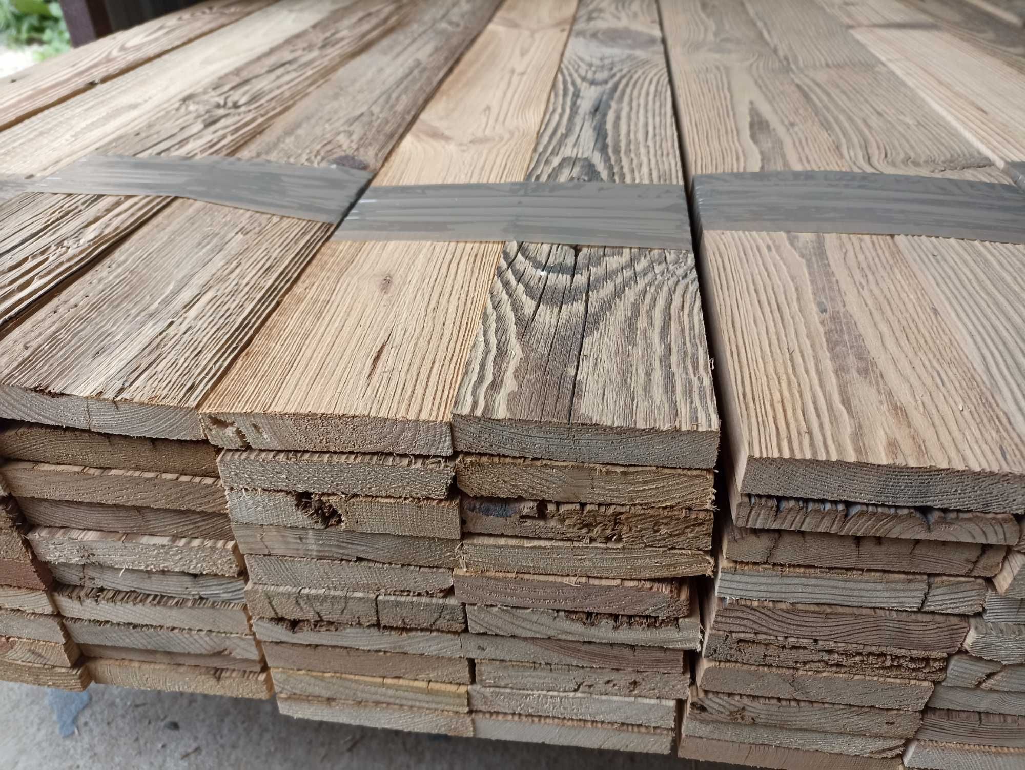 Stare drewno deski rustykalne z rozbiórki stodoły wysyłka