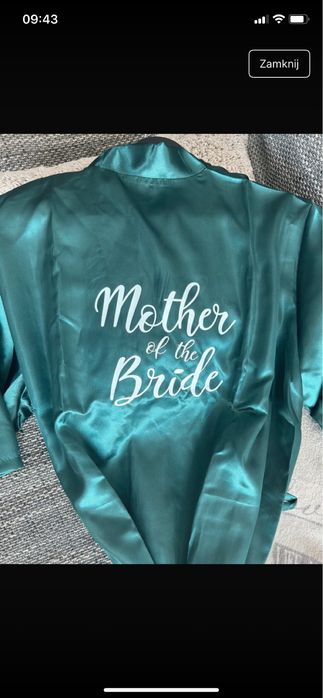 Szlafrok dla Mamy Panny Mlodej L