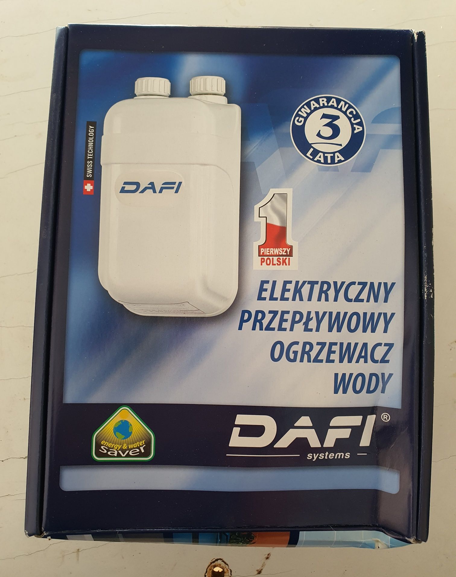 Przepływowy ogrzewacz wody DAFI 5,5kw