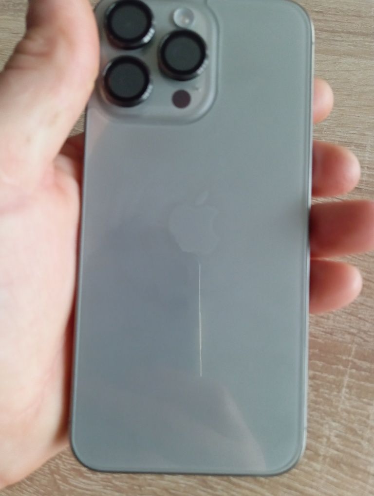 iPhone 15 pro max 256  natural titanium stan idealny