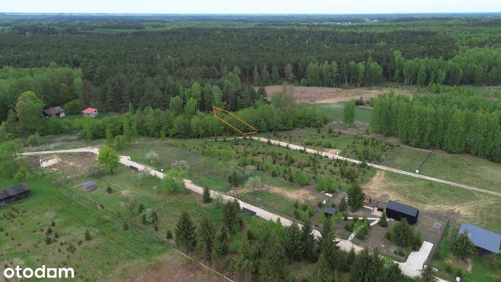 Działka leśna z WZ w pięknej okolicy