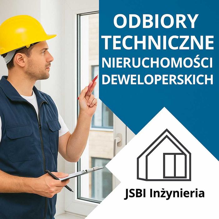 Odbiory mieszkań, domów, inwestycji deweloperskich, przeglądy budynków