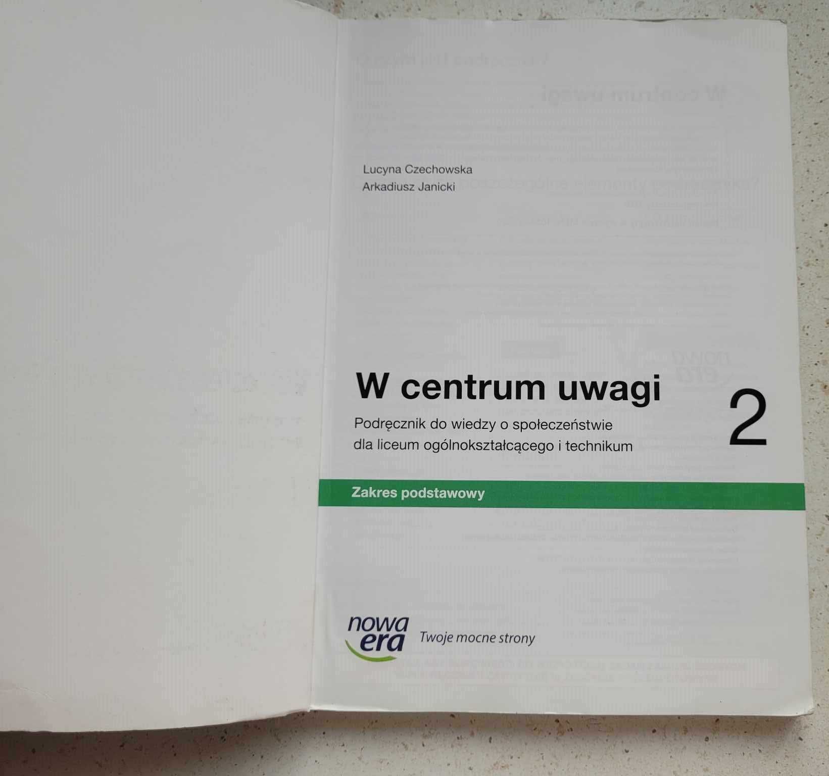 Podręcznik W CENTRUM UWAGI do klasa 2 Zakres Podstawowy Nowa Era