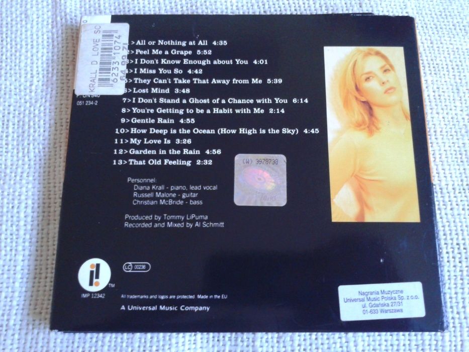 Diana Krall - Love scenes CD