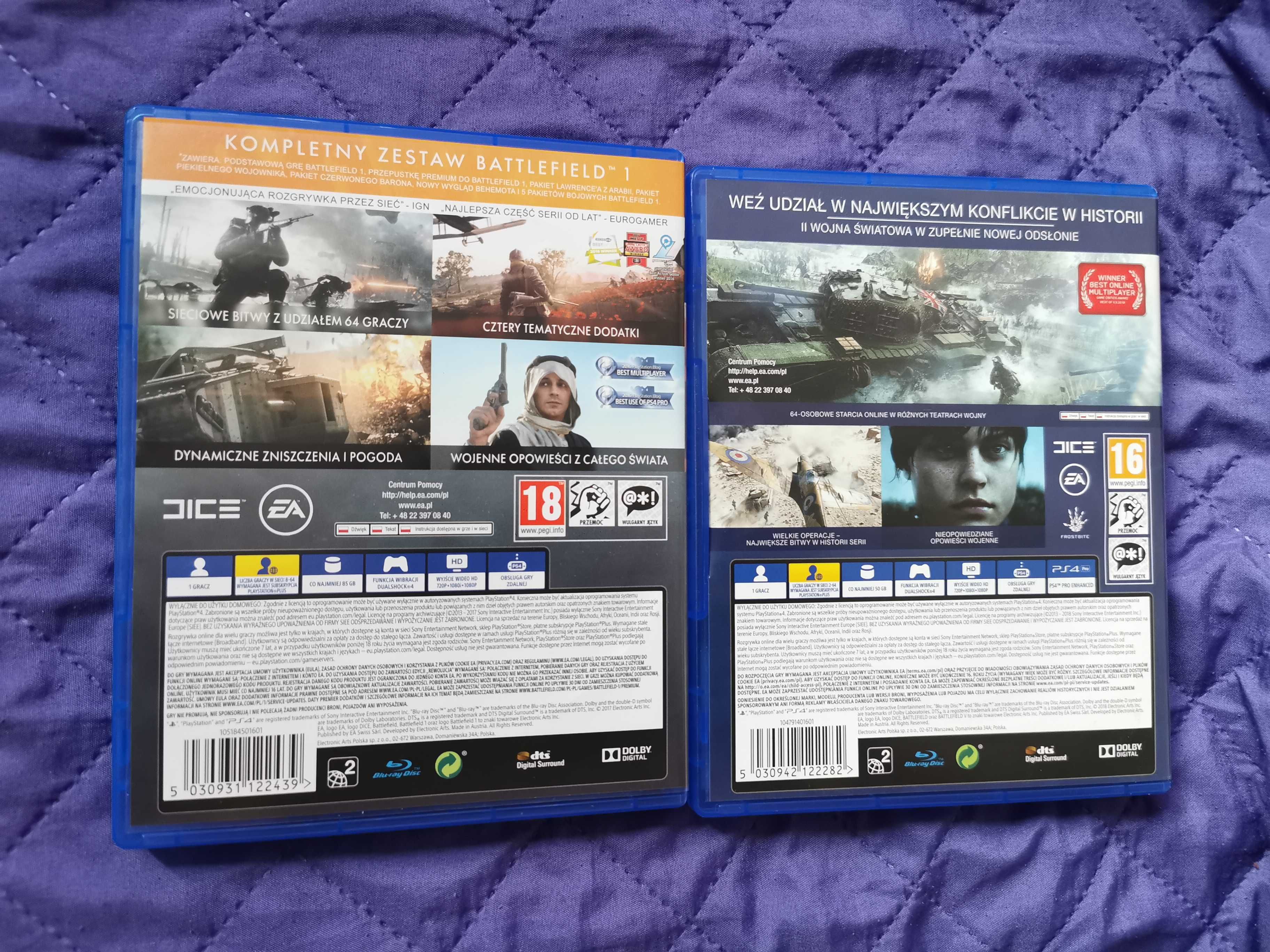 BATTLEFIELD Collection - 2 GRY - PL - PS4