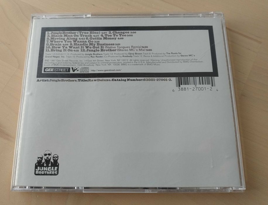 Jungle Brothers - Raw Deluxe * HIP HOP