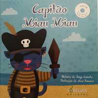 Livro Capitão Miau Miau / O Lobo / Livro Dinossauros