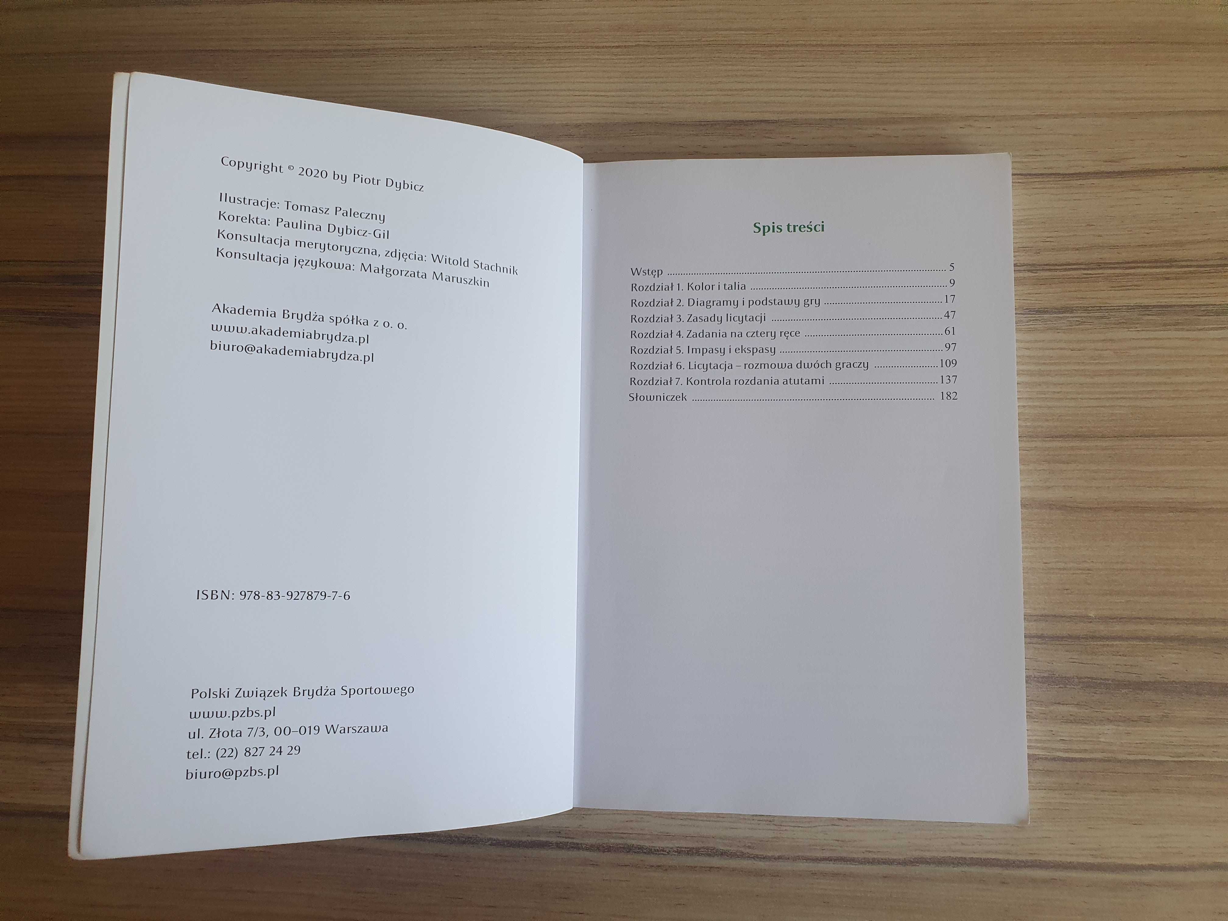Brydż Pierwszy Krok Piotr Dybicz Tom 1