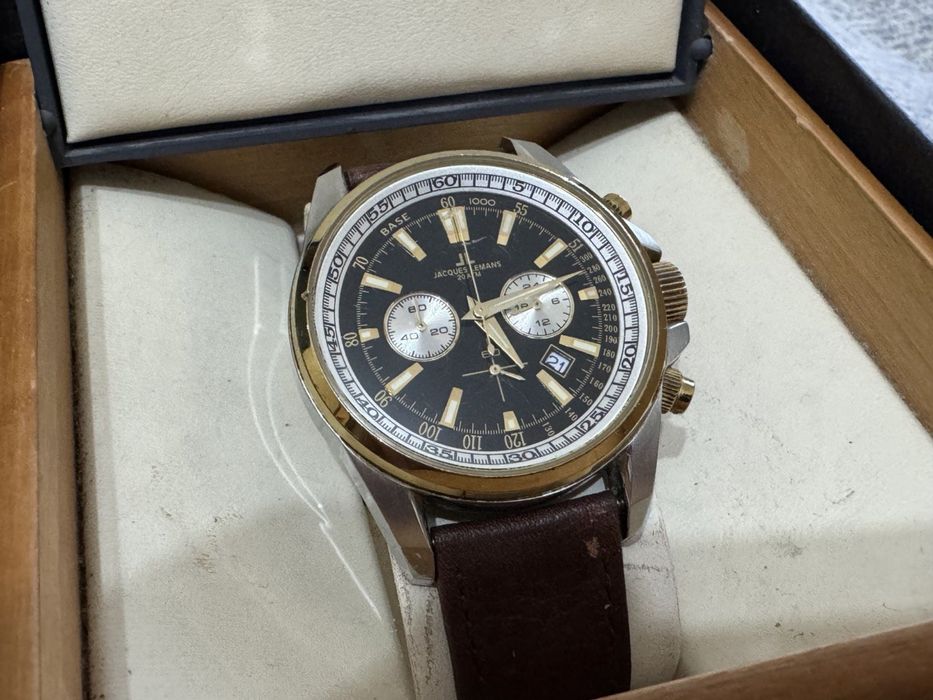 Jacques Lemans. Кварц. Повний комплект