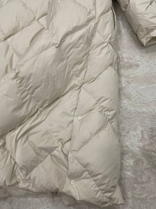 пуховик довгий Zara пальто пухове