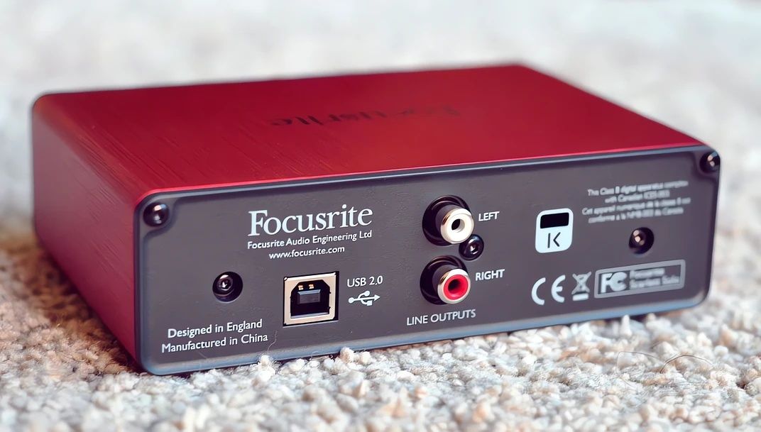 Звуковая карта Focusrite Scarlett Solo в идеальном состоянии